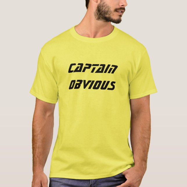 T-SHIRTS CAPITÃO ÓBVIO (Frente)
