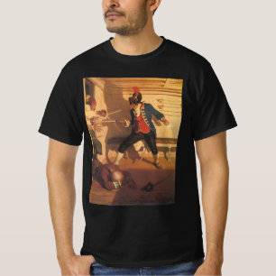 T-shirts Capitão Pirata Vintage, Luta de Espada por NC Wyet