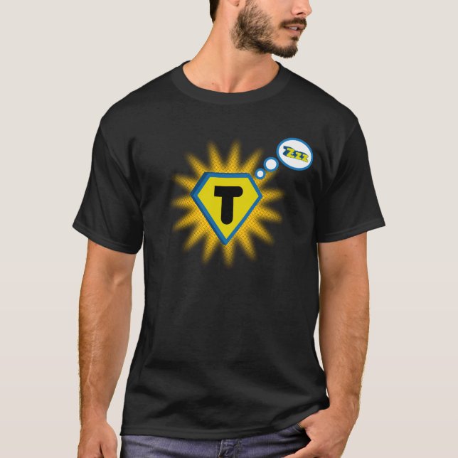 T-shirts Capitão Tédio Preto (Frente)