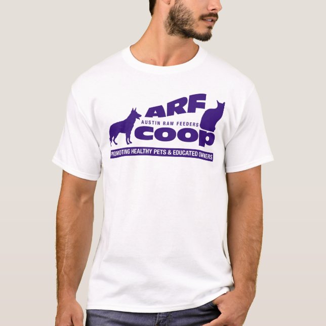 T-shirts Capoeira de ARF: roxo no branco (Frente)