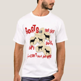 T-shirts Caprinos são como batatas fritas