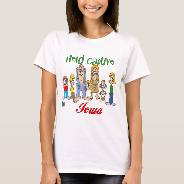 T-shirts Captivo detido em Iowa (Frente)