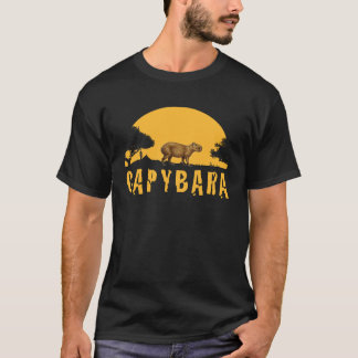 T-shirts Capybara Sunset