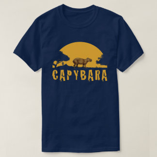 T-shirts Capybara Sunset
