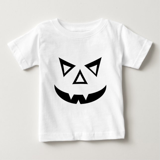 T-shirts Cara da Jack-o-Lanterna do vampiro (Frente)