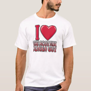 T-shirts Cara de Conan do Scottish
