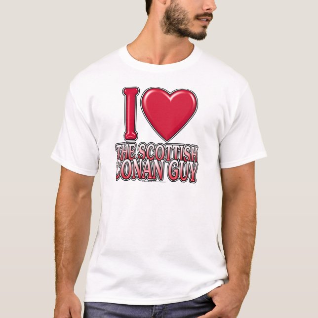 T-shirts Cara de Conan do Scottish (Frente)