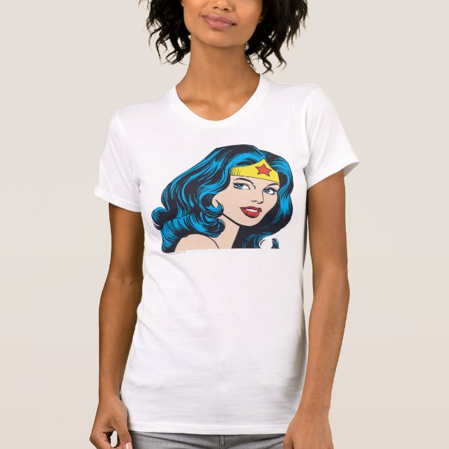 T-shirts Cara de Mulher Maravilha (Frente)