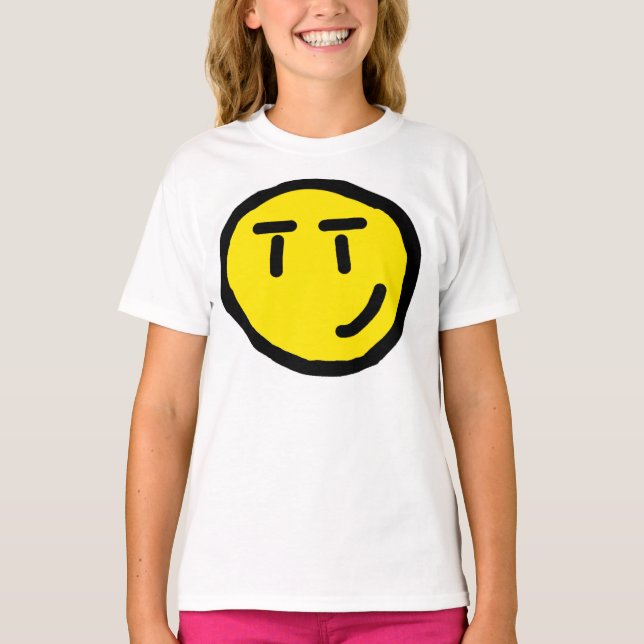 T-shirts cara de sorriso (Frente)