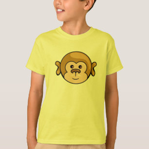 T-shirts cara do macaco