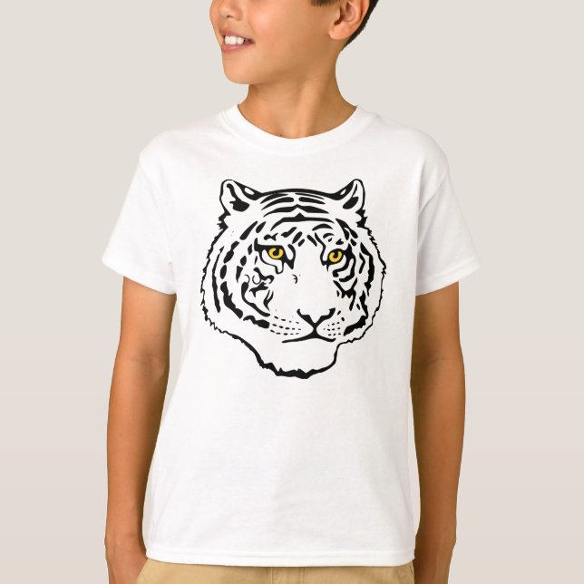 T-shirts Cara do tigre (Frente)