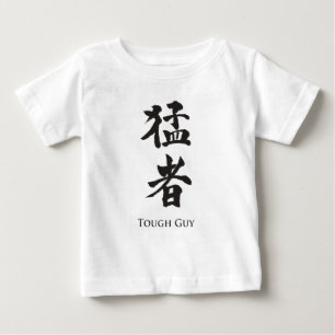 T-shirts Cara dura em caracteres Kanji