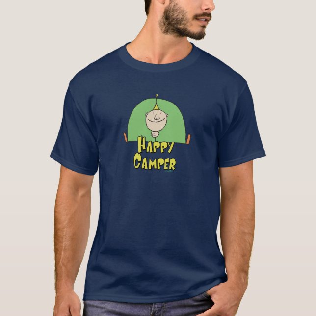 T-shirts Cara Feliz Camper (Frente)