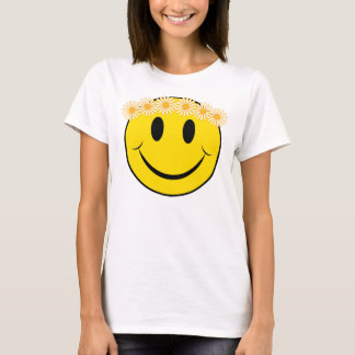 T-shirts Cara feliz do Hippie