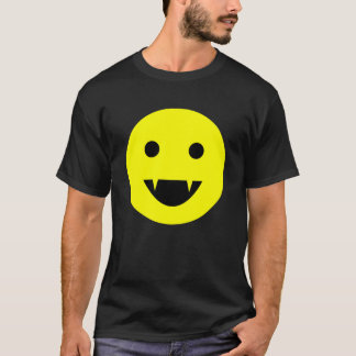 T-shirts cara feliz do vampiro