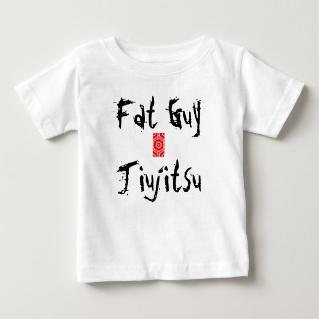 T-shirts Cara Gorda Jiujitsu Baby (Frente)