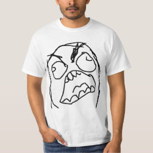 T-shirts Cara irritada Meme da raiva de Fuu Fuuu da cara da