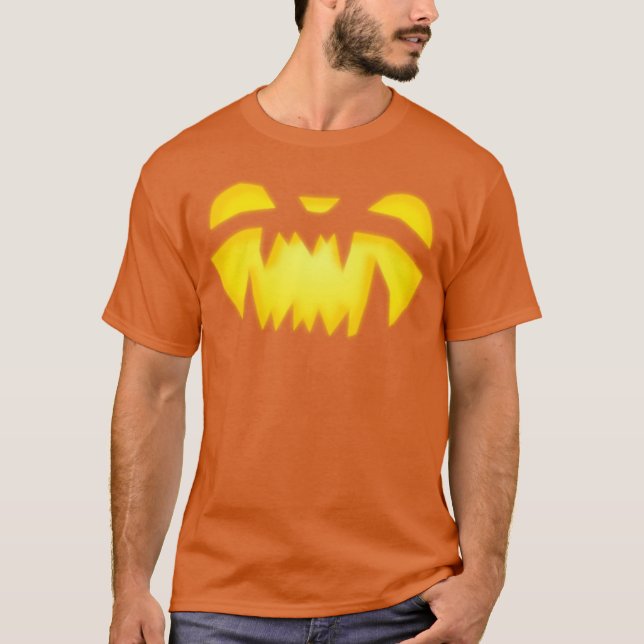 T-shirts Cara Jack-o-lanterno (Frente)