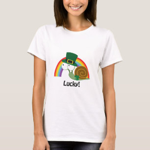 T-shirts Caracol afortunado do Leprechaun