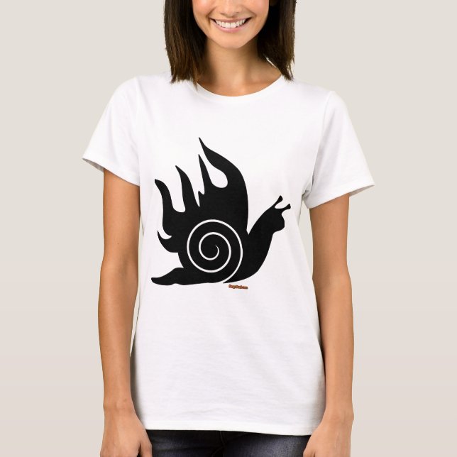 T-shirts Caracol mau (Frente)