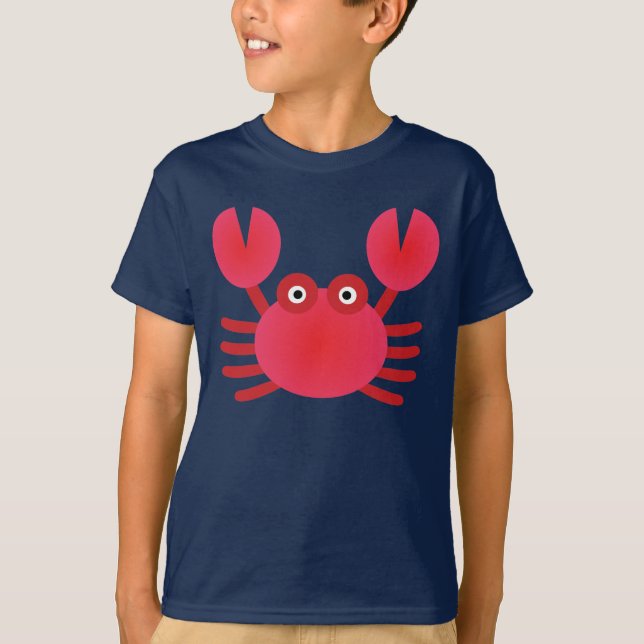 T-shirts Caranguejo Divertido (Frente)