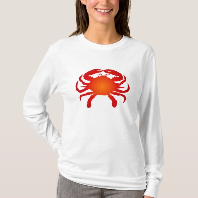 T-shirts Caranguejo Laranja (Frente)
