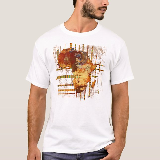 T-shirts Caras da arte tribal étnica africana África T de (Frente)