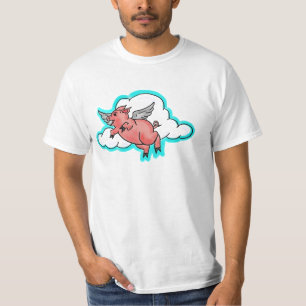 T-shirts Caras de porcos voadores