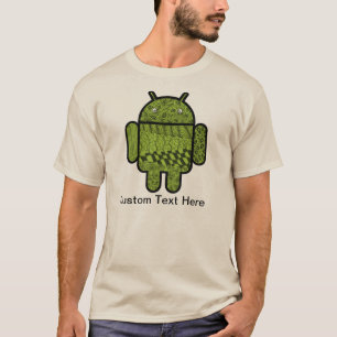 T-shirts Caráter de porta de Paisley para Android™