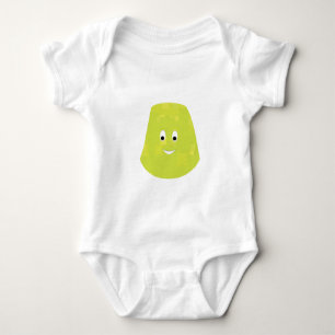 T-shirts Caráter verde de sorriso do gumdrop