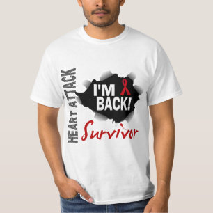 T-shirts Cardíaco de ataque do sobrevivente 7
