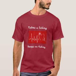 T-shirts Cardíaco de ataque: Toma uma lambedura - mantem-s