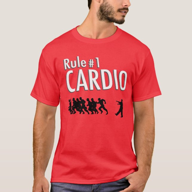 T-shirts Cardio Zombie (Frente)