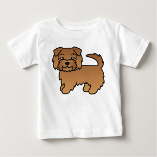 T-shirts Caricatura de Caricatura Red Norfolk Terrier