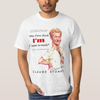 T-shirts Caricatura de Claude Stuart por sepulturas de