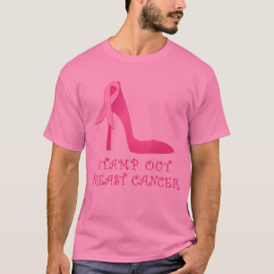 T-shirts Carimbe para fora produtos do cancro da mama