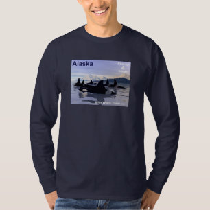 T-shirts Carimbo de Baleias Killer do Alaska