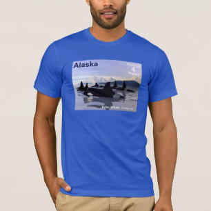 T-shirts Carimbo de Baleias Killer do Alaska