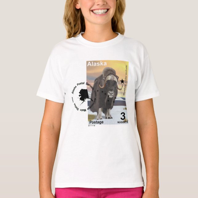 T-shirts Carimbo Muskox Souvenir (Frente)