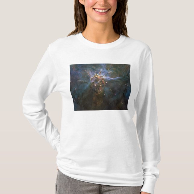 T-shirts Carina Nebula - Pilares formadores de estrelas (Frente)