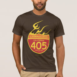 T-shirts CARMAGEDDON 405 no fogo