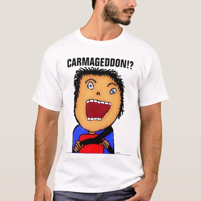 T-shirts Carmageddon Cartoon (Frente)