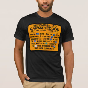 T-shirts Carmageddon - rodeio recomendado