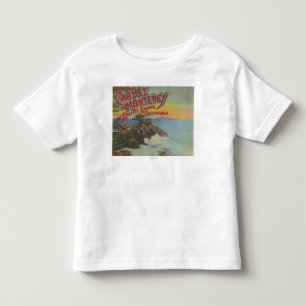 T-shirts Carmel, Monterey, & bosque pacífico, CA - boas