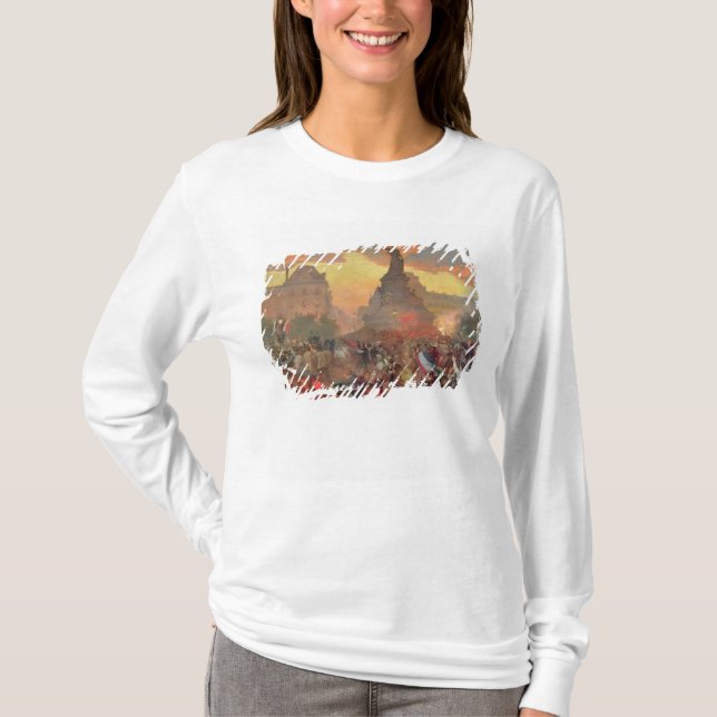 T-shirts Carnaval em Paris em honra do russo (Frente)