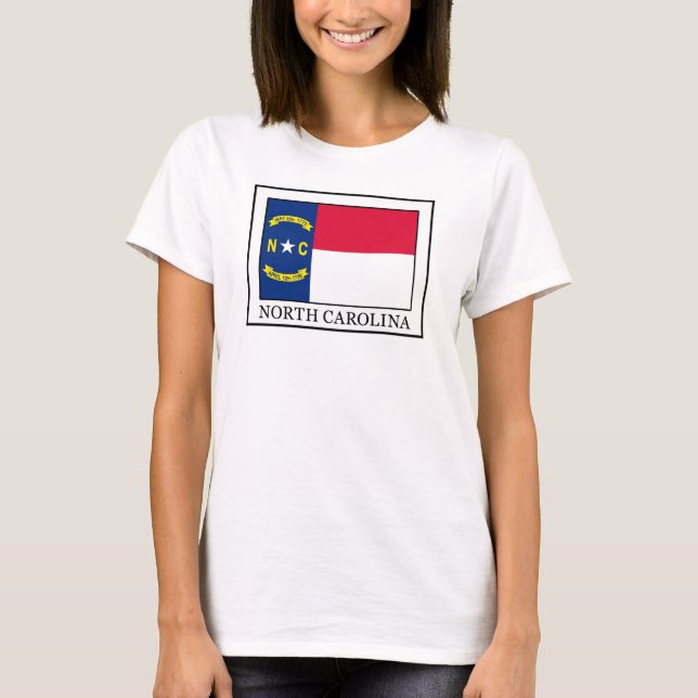T-shirts Carolina do Norte (Frente)