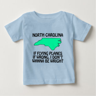 T-shirts Carolina do Norte - Se Voar Aviões é Errado...