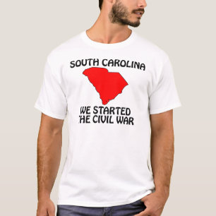T-shirts Carolina do Sul - Iniciamos a Guerra Civil