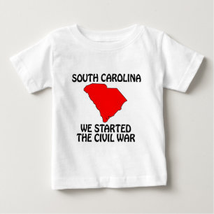T-shirts Carolina do Sul - Nós começamos a Guerra Civil