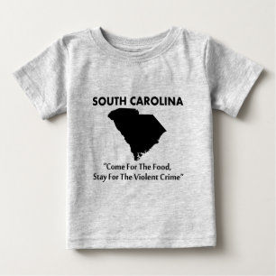 T-shirts Carolina do Sul - Venha pela Comida...